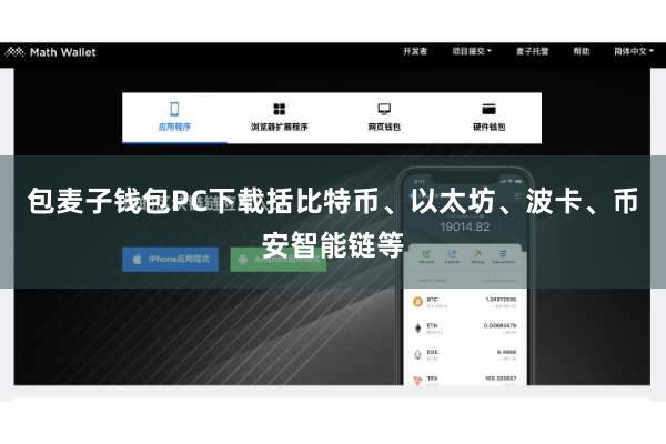 包麦子钱包PC下载括比特币、以太坊、波卡、币安智能链等