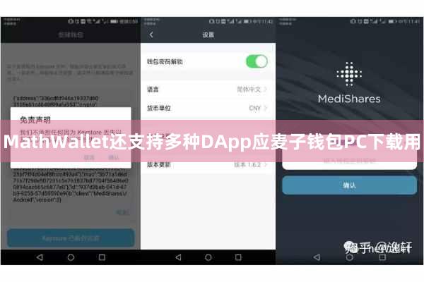 MathWallet还支持多种DApp应麦子钱包PC下载用